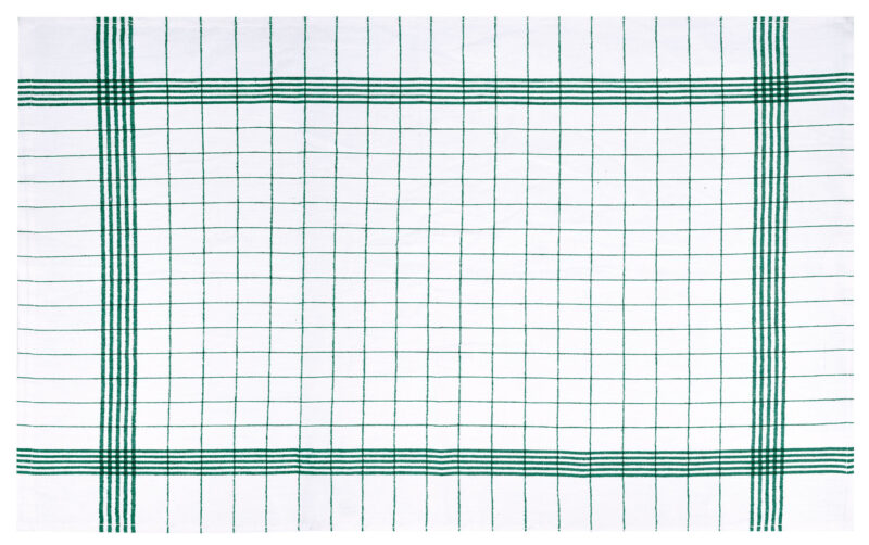 PLVAKITBV Kitchen Towel KITCHEN - Λευκό-Kelly Πράσινο