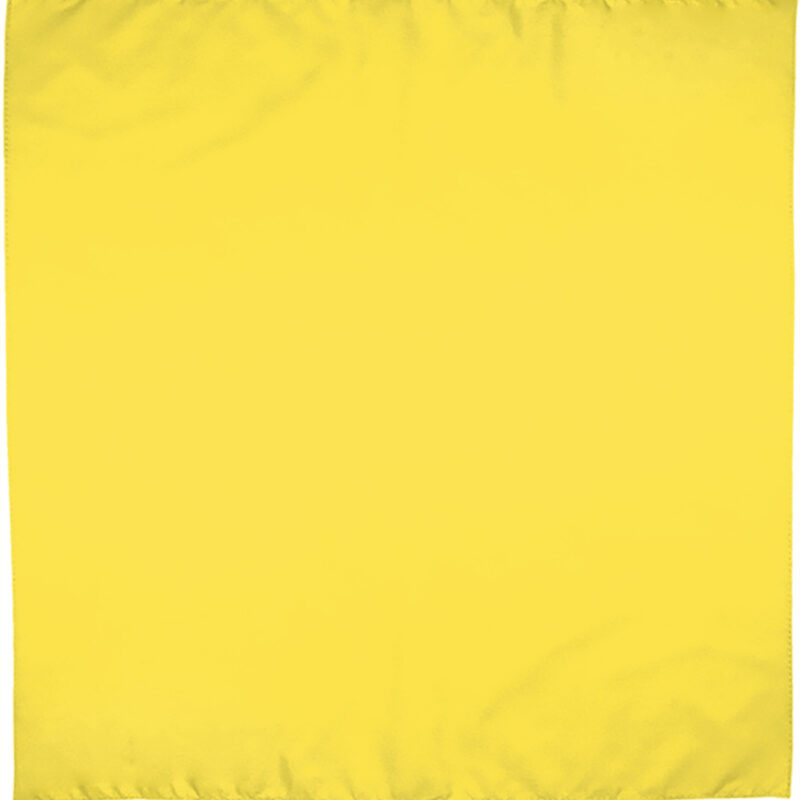 PNVABANAM Squared scarf BANDANA - Κίτρινο λεμονί