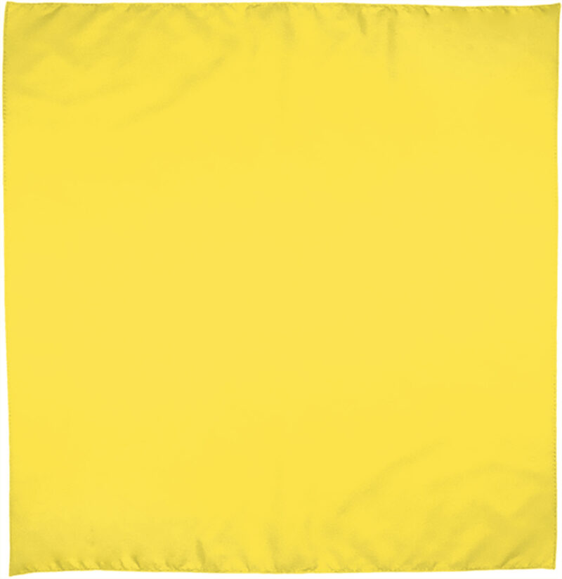 PNVABANAM Squared scarf BANDANA - Κίτρινο λεμονί