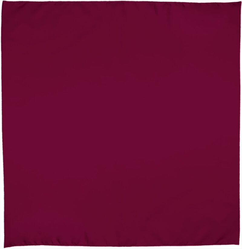 PNVABANGT Squared scarf BANDANA - Μπορντό μαόνι