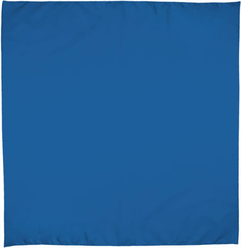 Squared scarf BANDANA - Μπλε ρουά