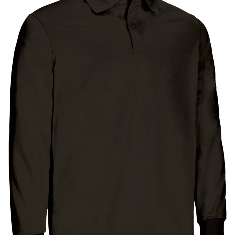 POVABINNG Μακρυμάνικο Sports Polo BUIN - Μαύρο