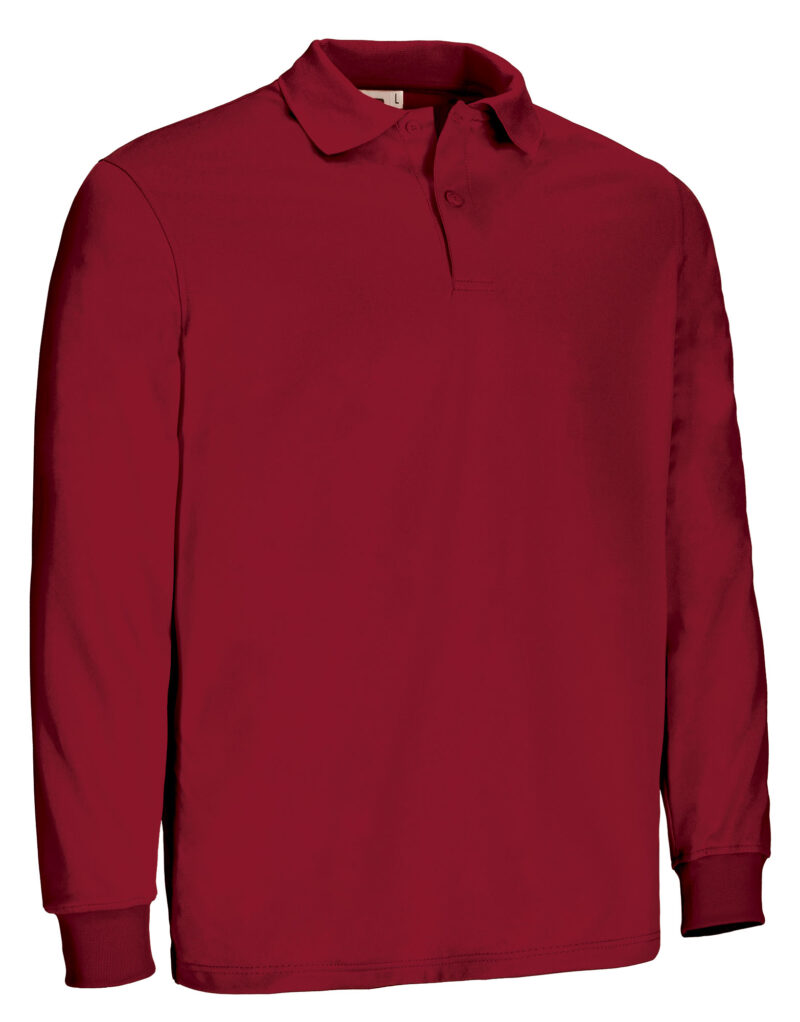 POVABINRJ Μακρυμάνικο Sports Polo BUIN - Κόκκινο lotto