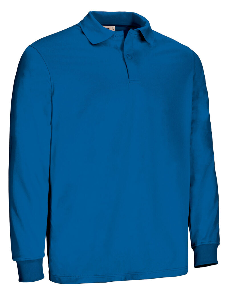 POVABINRY Μακρυμάνικο Sports Polo BUIN - Μπλε ρουά