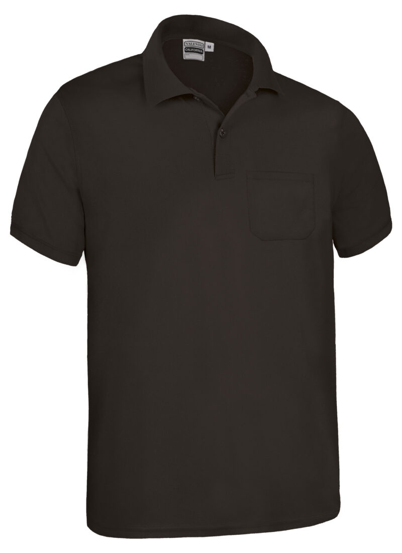 POVACALNG Κοντομάνικο Polo Shirt CALIFORNIA - Μαύρο