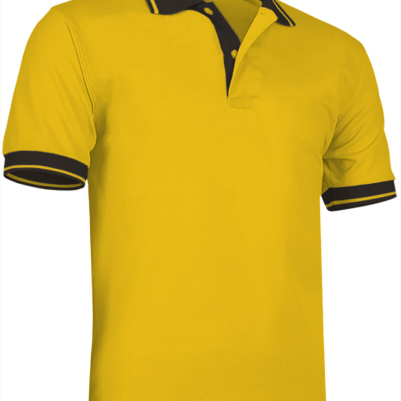 Κοντομάνικο Polo Shirt COMBI - Ηλίανθος Κίτρινο-Μαύρο