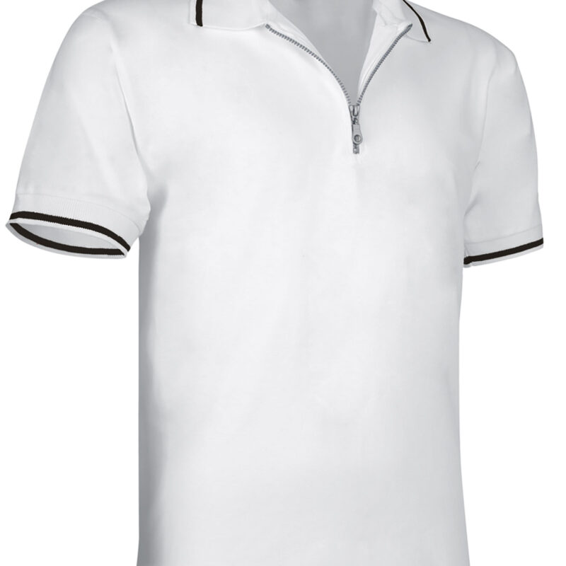 Κοντομάνικο Polo Shirt GOLF - Λευκό-Μαύρο