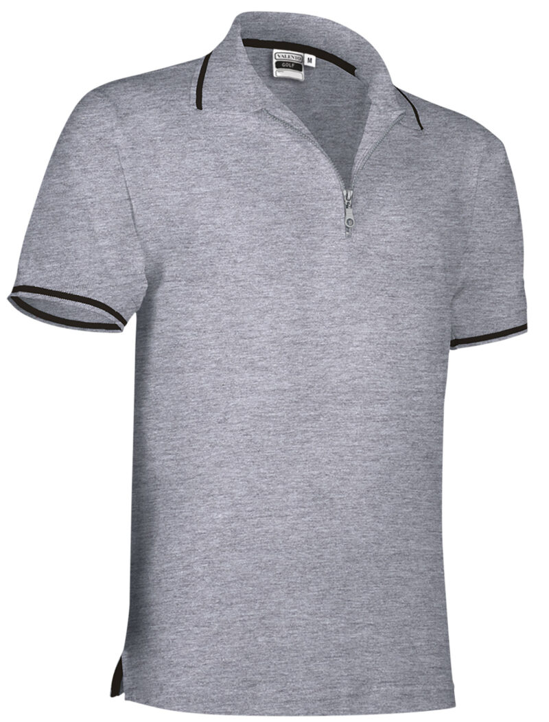 POVAGOLGR Κοντομάνικο Polo Shirt GOLF - Marengo Μελανζέ-Μαύρο