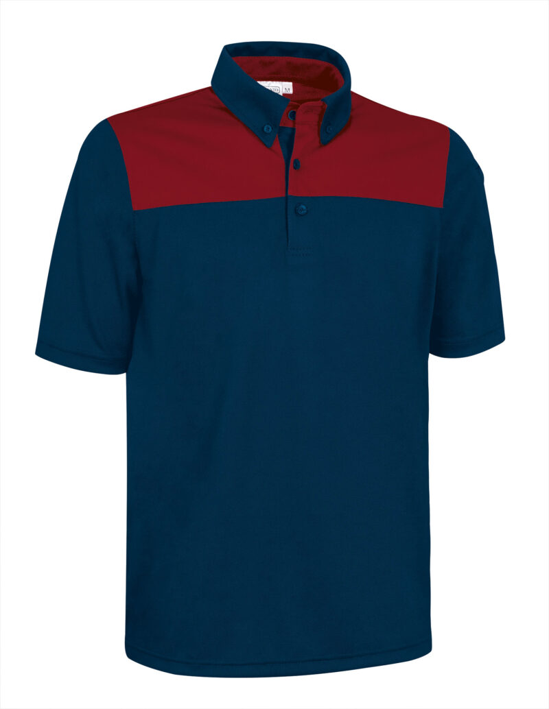 Κοντομάνικο Polo Shirt HURRICANE - Orion Μπλε σκούρο Μπλε-Lotto Κόκκινο
