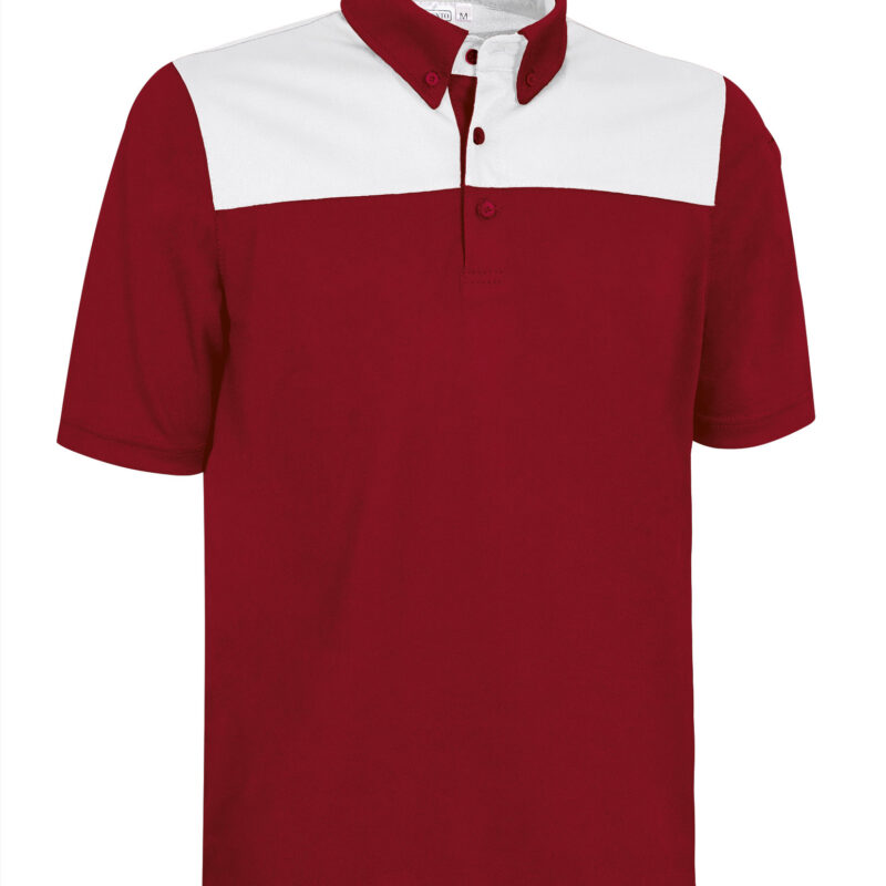 POVAHUCRB Κοντομάνικο Polo Shirt HURRICANE - Lotto Κόκκινο-Λευκό