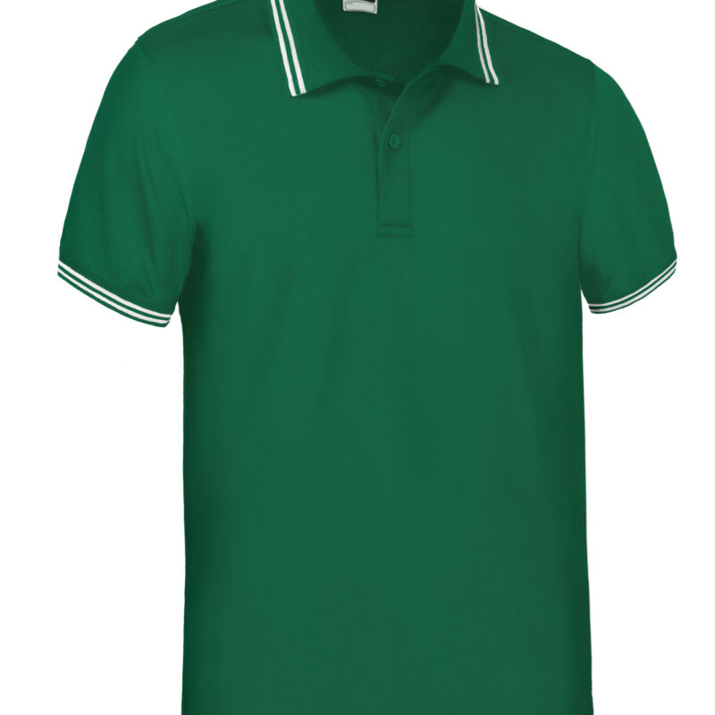 POVAJAGKB Κοντομάνικο Polo Shirt JAGUAR - Kelly Πράσινο-Λευκό