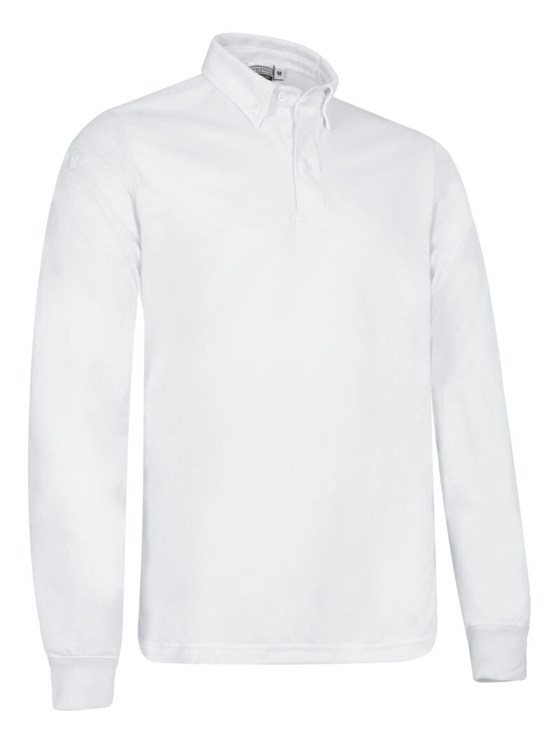 POVAKRIBL Μακρυμάνικο Sports Polo KRITAN - Λευκό