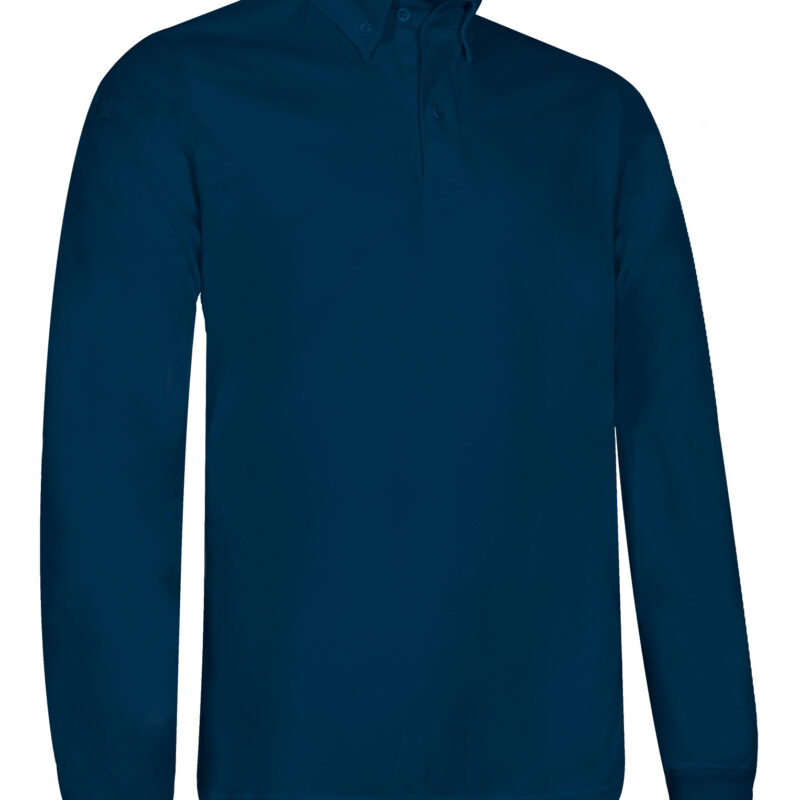 POVAKRIMR Μακρυμάνικο Sports Polo KRITAN - Μπλε navy Orion