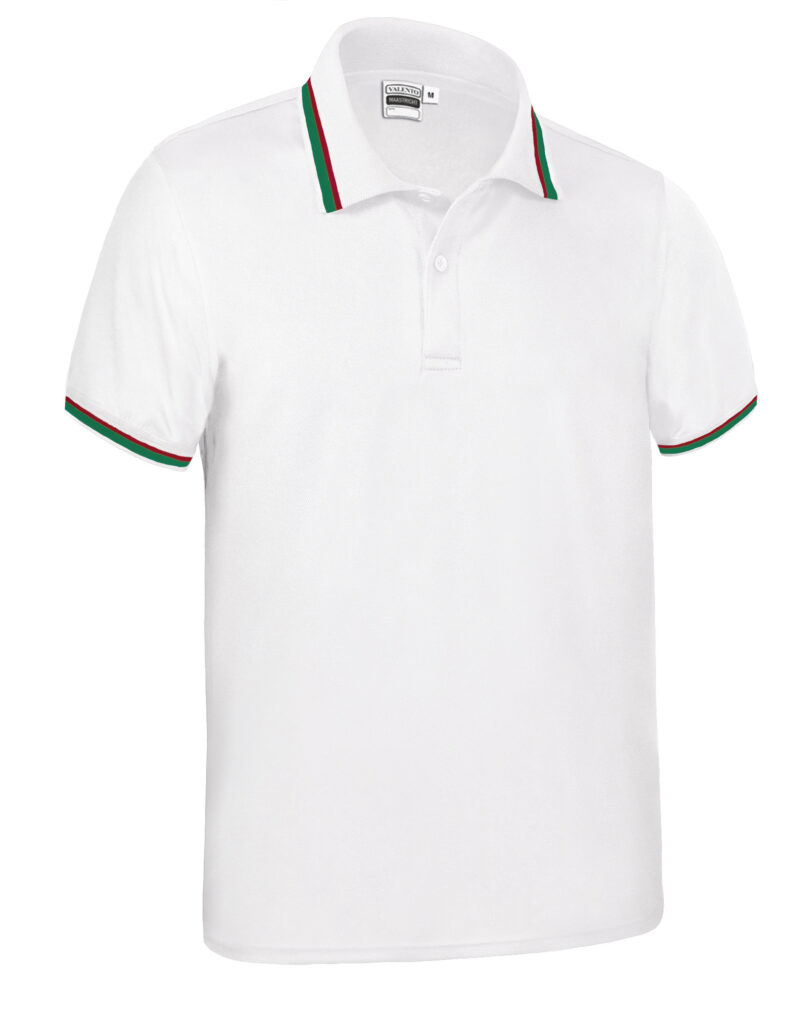 POVAMAABP Κοντομάνικο Polo Shirt MAASTRICHT - Λευκό-Portuguese Flag