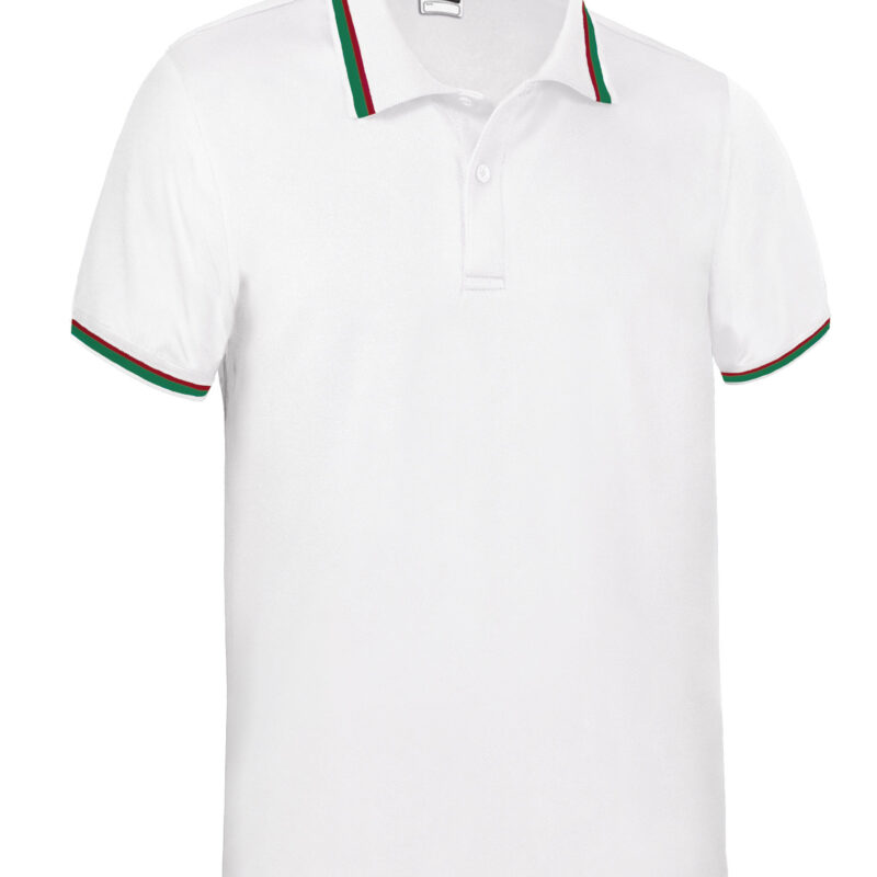 POVAMAABP Κοντομάνικο Polo Shirt MAASTRICHT - Λευκό-Portuguese Flag