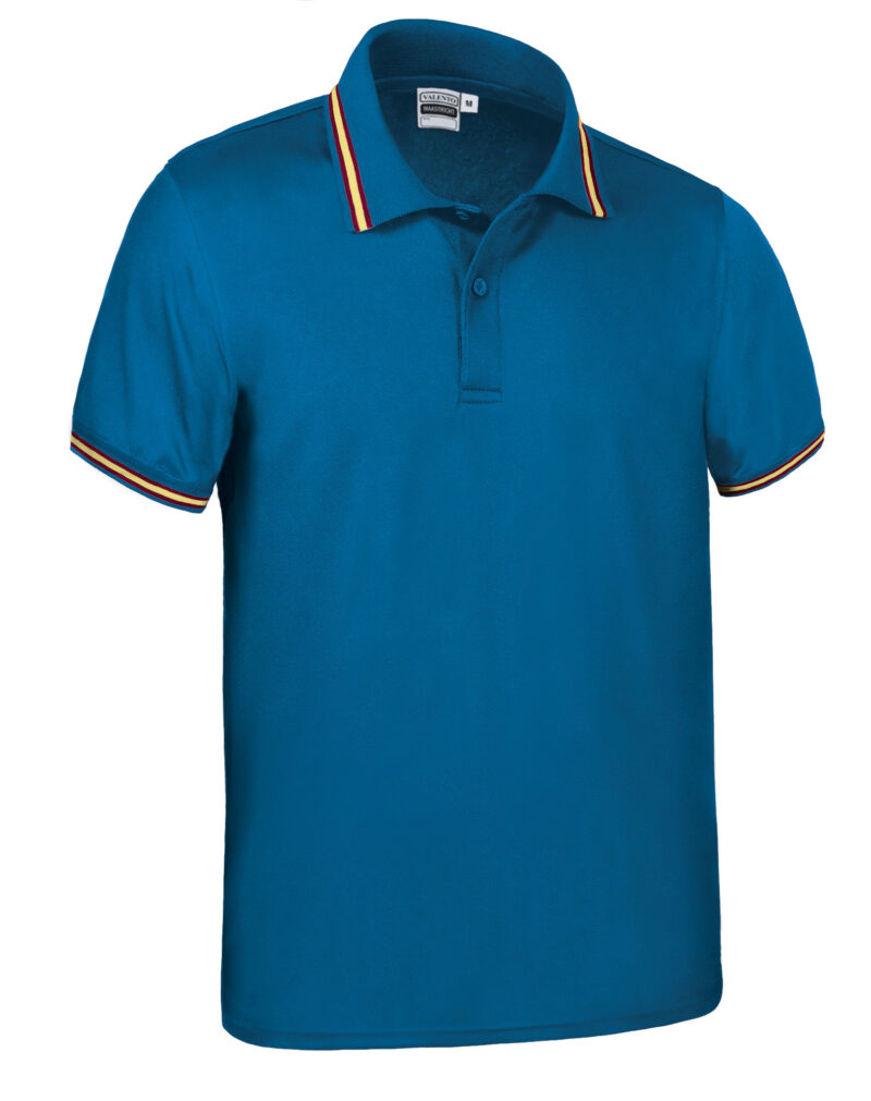 POVAMAARE Κοντομάνικο Polo Shirt MAASTRICHT - Ρουά Μπλε-Spanish Flag