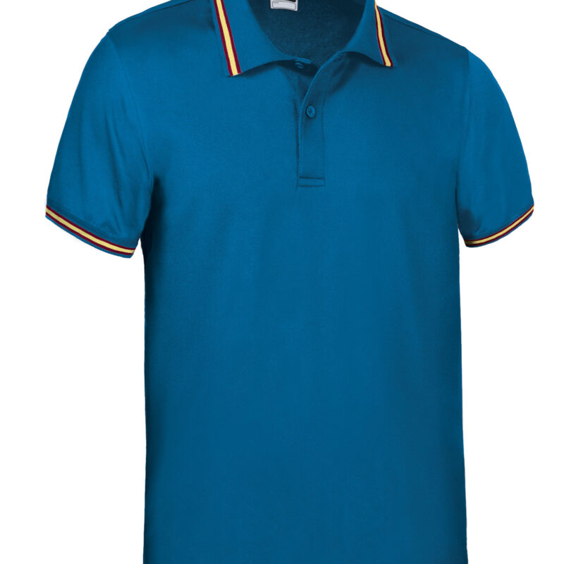 POVAMAARE Κοντομάνικο Polo Shirt MAASTRICHT - Ρουά Μπλε-Spanish Flag