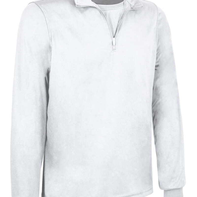 POVANAIBL Μακρυμάνικο Polo Shirt NAIROBI - Λευκό
