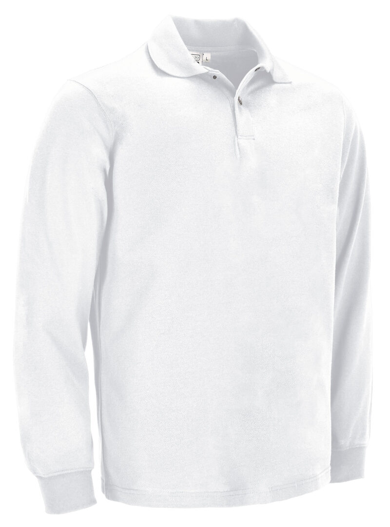 Μακρυμάνικο Polo Shirt SENA - Λευκό