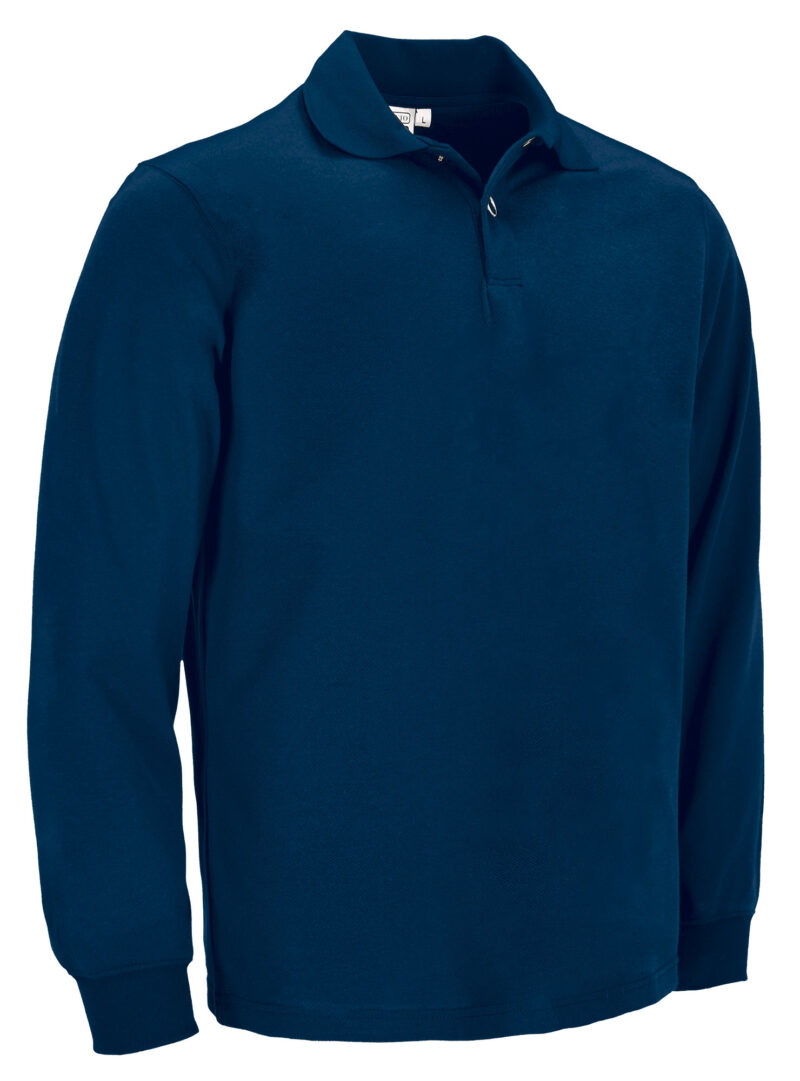 POVASENMR Μακρυμάνικο Polo Shirt SENA - Μπλε navy Orion