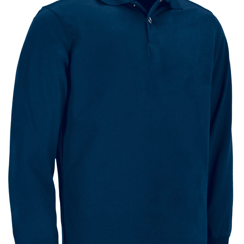 POVASENMR Μακρυμάνικο Polo Shirt SENA - Μπλε navy Orion