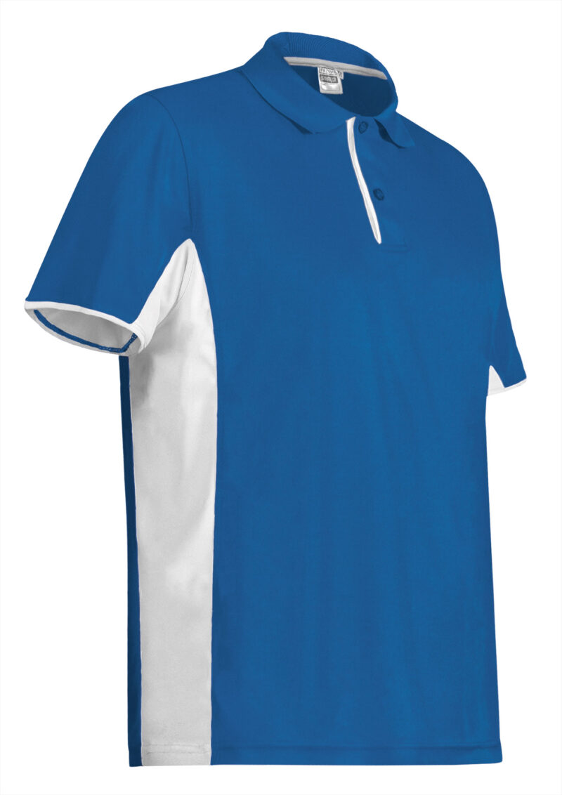 POVASTRAB Κοντομάνικο Polo Shirt STRATEGY - Ρουά Μπλε-Λευκό