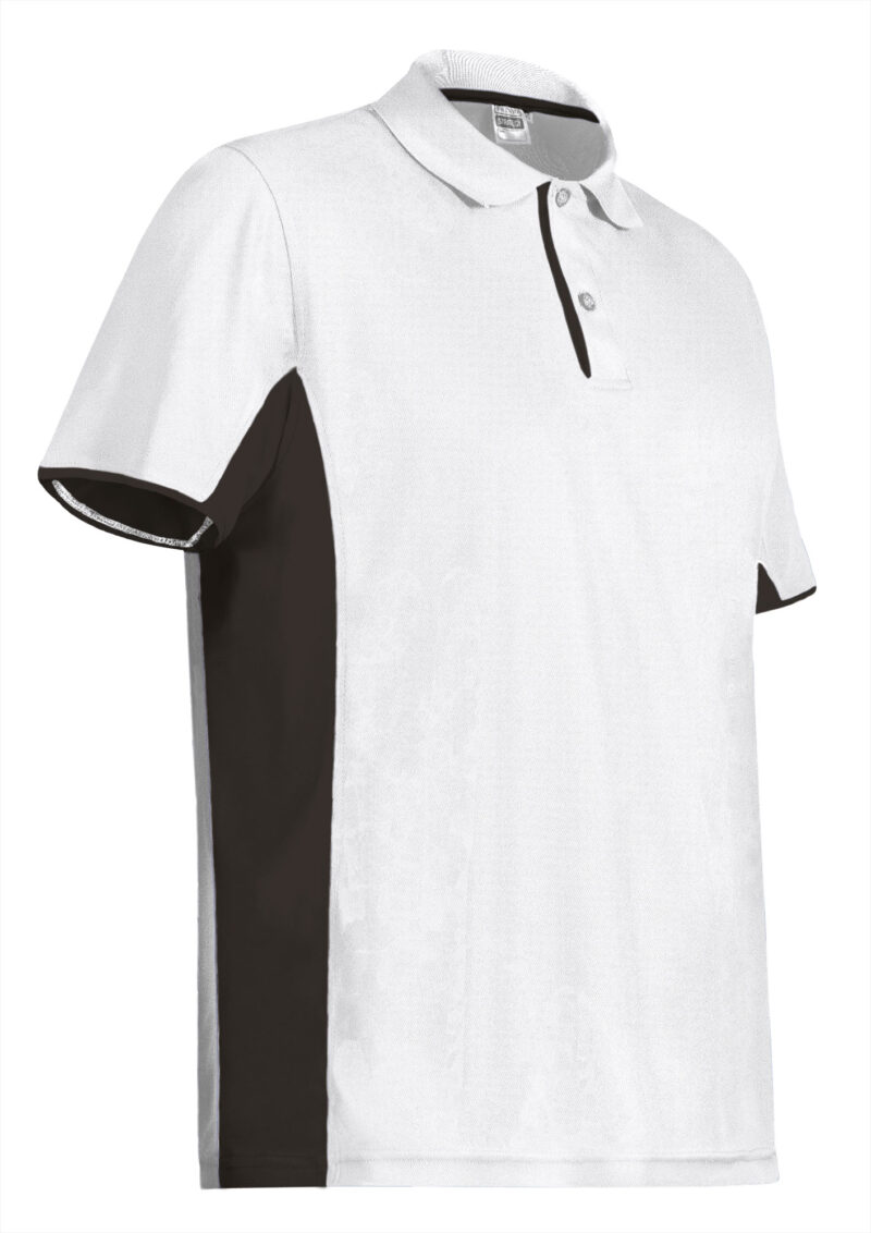 Κοντομάνικο Polo Shirt STRATEGY - Λευκό-Μαύρο