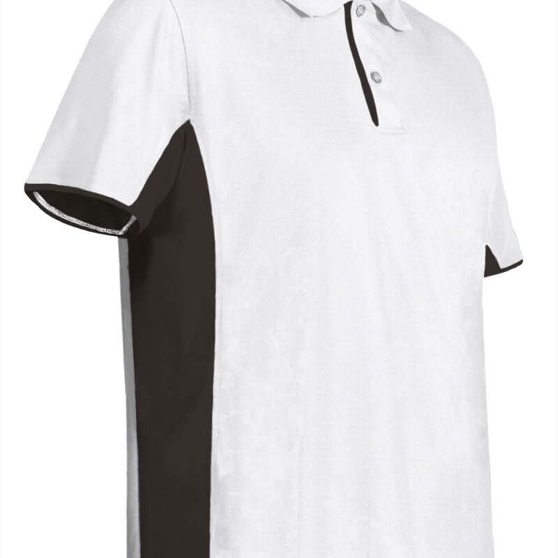 POVASTRBN Κοντομάνικο Polo Shirt STRATEGY - Λευκό-Μαύρο