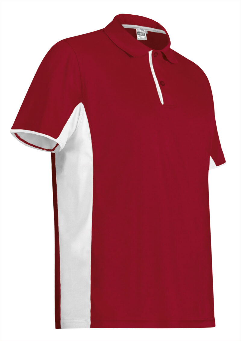 POVASTRRB Κοντομάνικο Polo Shirt STRATEGY - Lotto Κόκκινο-Λευκό