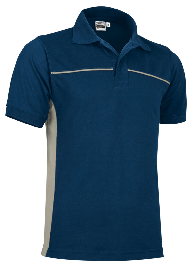 Κοντομάνικο Polo Shirt THUNDER - Orion Μπλε σκούρο Μπλε-Άμμος Μπεζ