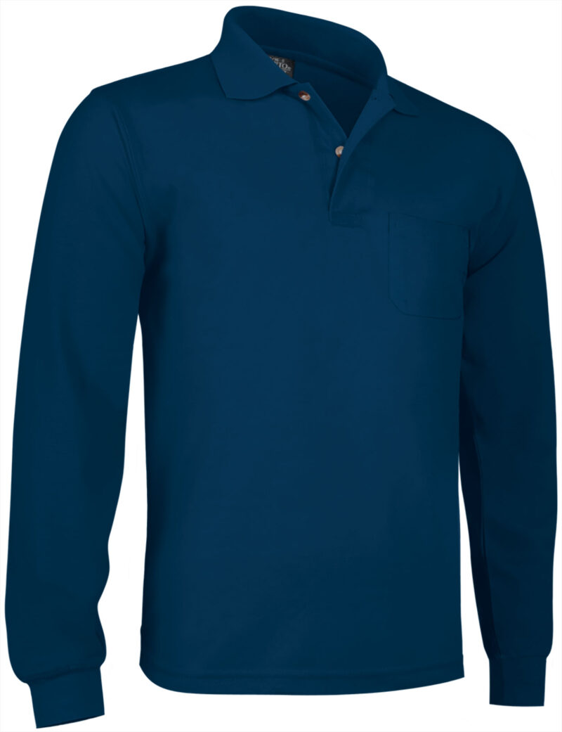 POVATLBMR Μακρυμάνικο Polo Shirt BREDA - Μπλε navy Orion