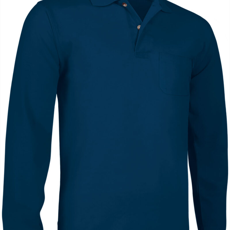 POVATLBMR Μακρυμάνικο Polo Shirt BREDA - Μπλε navy Orion