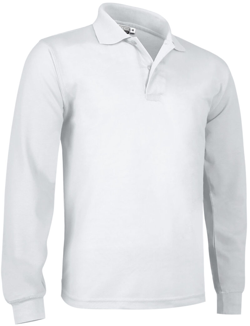 Μακρυμάνικο Polo Shirt PREDATOR - Λευκό