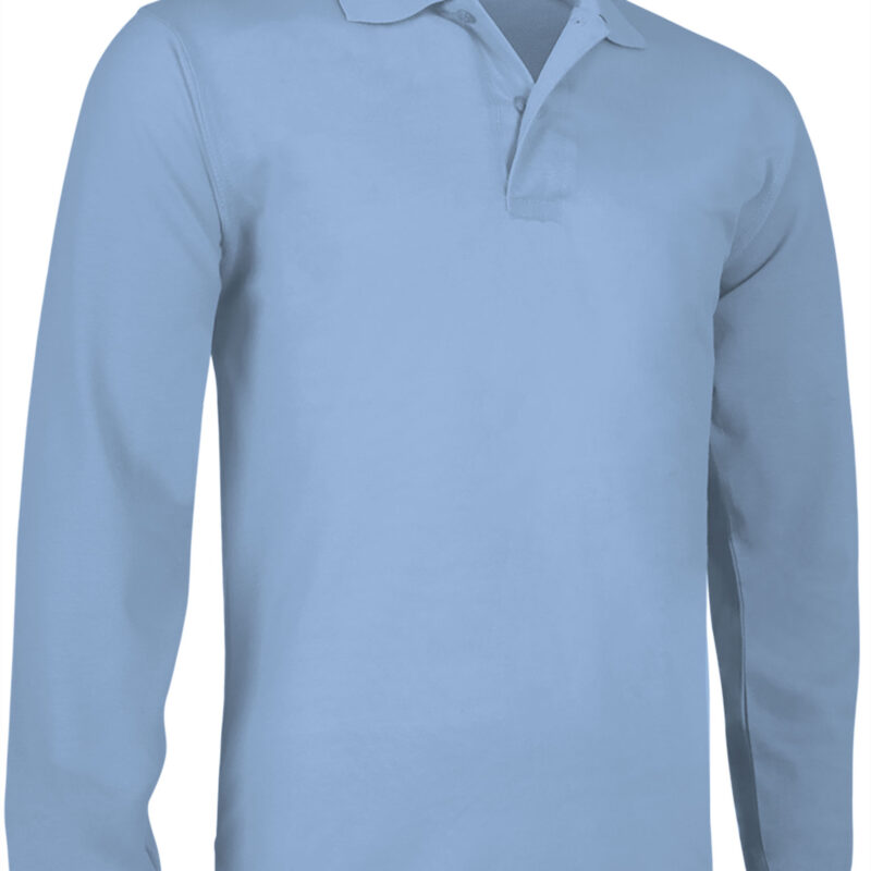 POVATOLCL Μακρυμάνικο Polo Shirt PREDATOR - Γαλάζιο