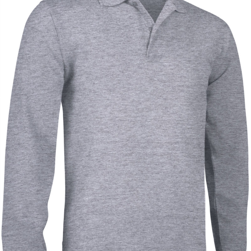 POVATOLGR Μακρυμάνικο Polo Shirt PREDATOR - Marengo Μελανζέ