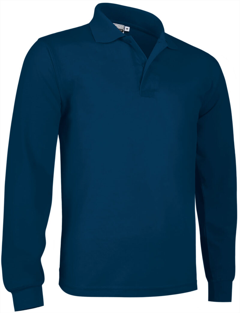 POVATOLMR Μακρυμάνικο Polo Shirt PREDATOR - Μπλε navy Orion