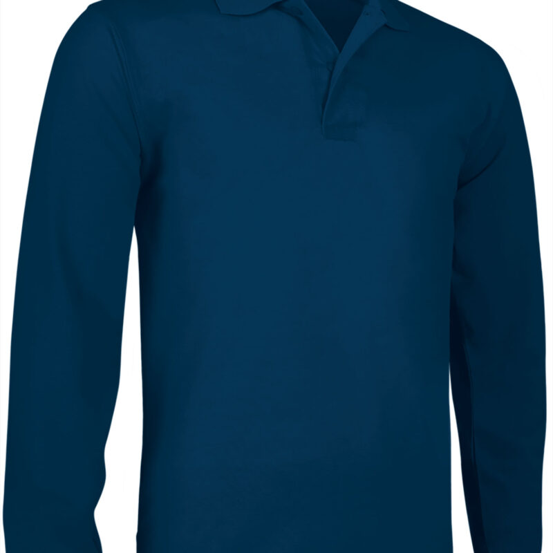 POVATOLMR Μακρυμάνικο Polo Shirt PREDATOR - Μπλε navy Orion