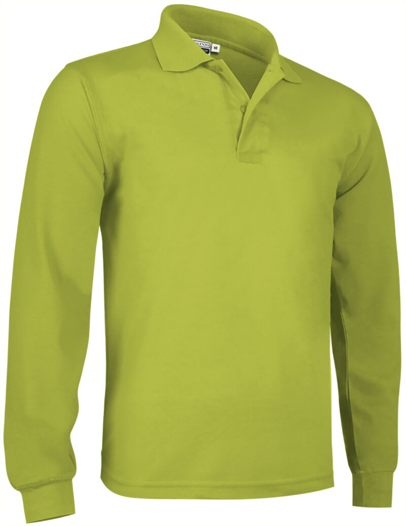 POVATOLPT Μακρυμάνικο Polo Shirt PREDATOR - Pistachio Πράσινο