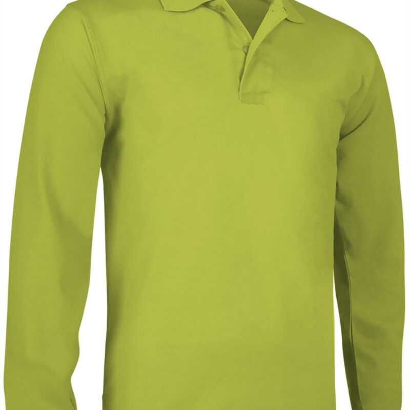 POVATOLPT Μακρυμάνικο Polo Shirt PREDATOR - Pistachio Πράσινο