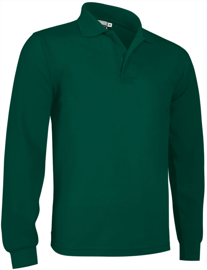 Μακρυμάνικο Polo Shirt PREDATOR - Πράσινο μπουκαλί