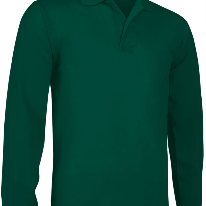 POVATOLVB Μακρυμάνικο Polo Shirt PREDATOR - Πράσινο μπουκαλί