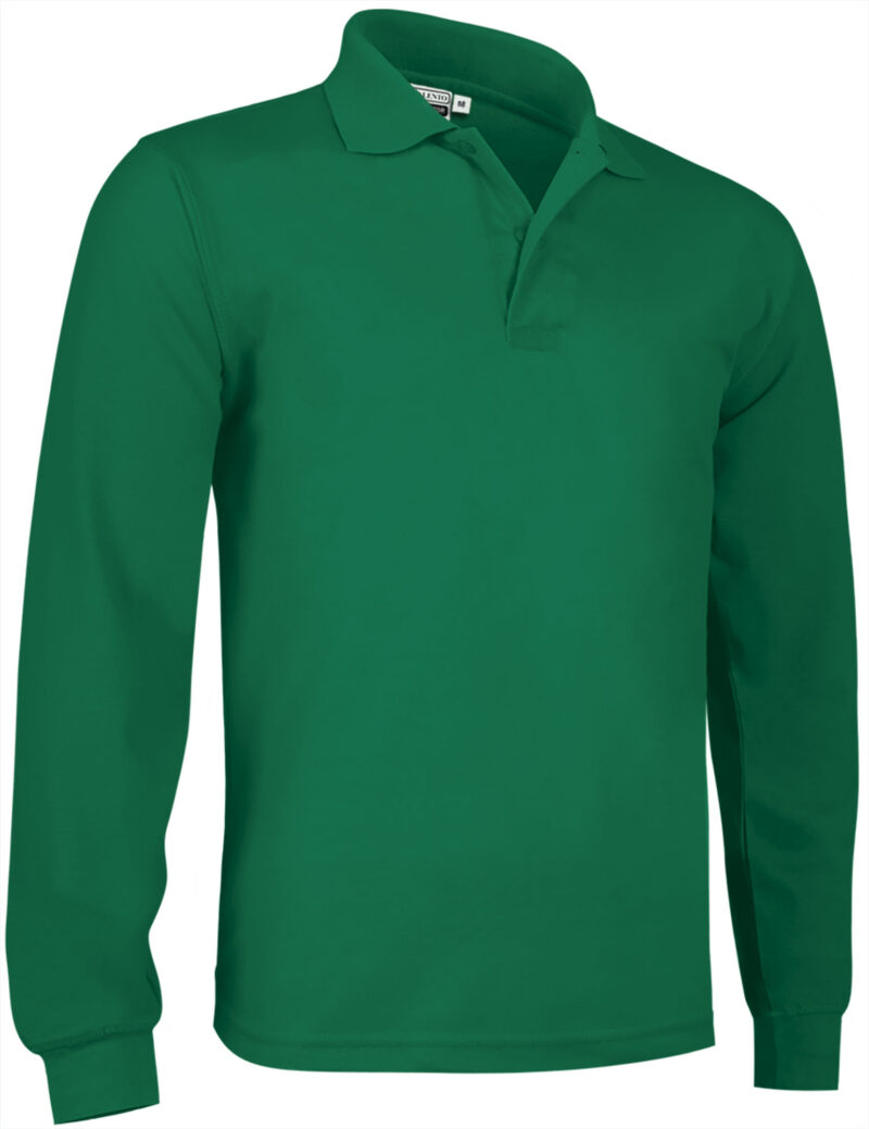 POVATOLVK Μακρυμάνικο Polo Shirt PREDATOR - Πράσινο Kelly
