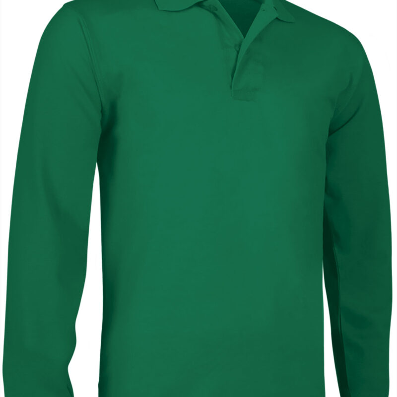 POVATOLVK Μακρυμάνικο Polo Shirt PREDATOR - Πράσινο Kelly