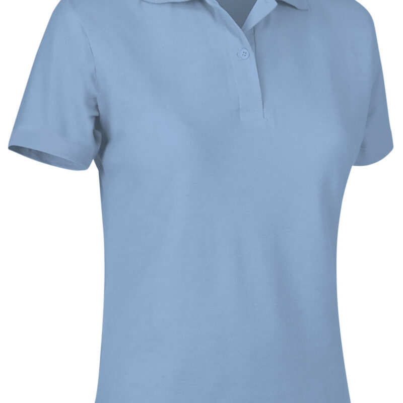 POVATOMCL Γυναικείο S/S Polo Shirt VALLEY - Γαλάζιο
