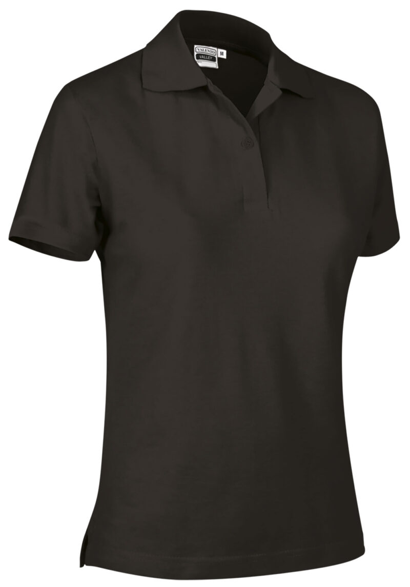 POVATOMNG Γυναικείο S/S Polo Shirt VALLEY - Μαύρο