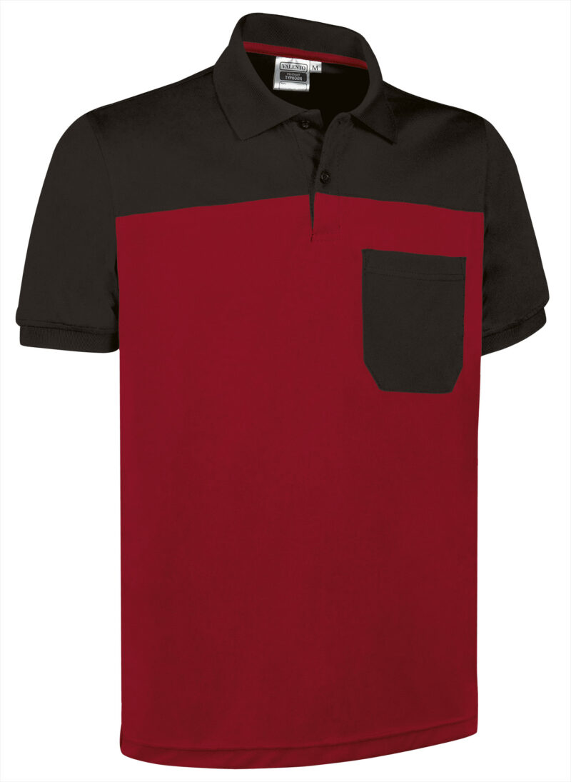 Κοντομάνικο Polo Shirt TYPHOON - Lotto Κόκκινο-Μαύρο