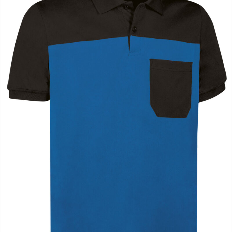POVATYPYN Κοντομάνικο Polo Shirt TYPHOON - Ρουά Μπλε-Μαύρο