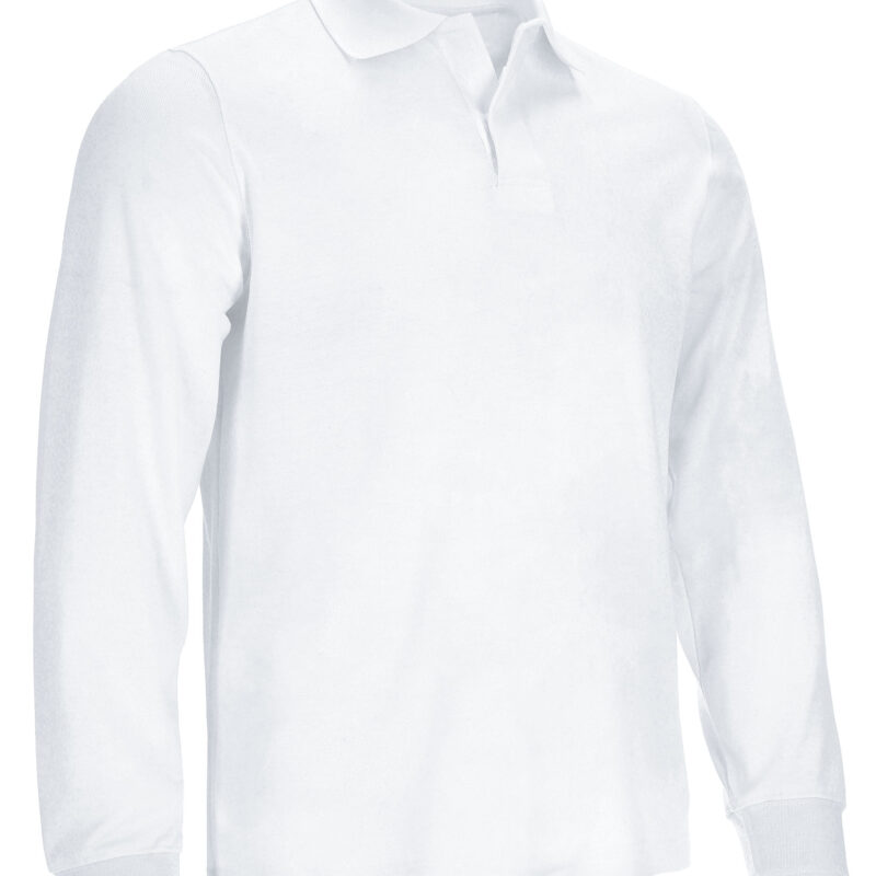POVAVALBL Μακρυμάνικο Polo Shirt VALIANT - Λευκό