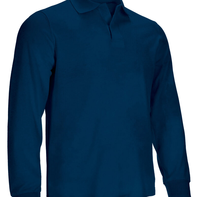 POVAVALMR Μακρυμάνικο Polo Shirt VALIANT - Μπλε navy Orion