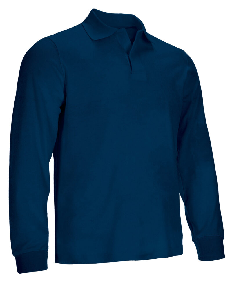 POVAVALMR Μακρυμάνικο Polo Shirt VALIANT - Μπλε navy Orion